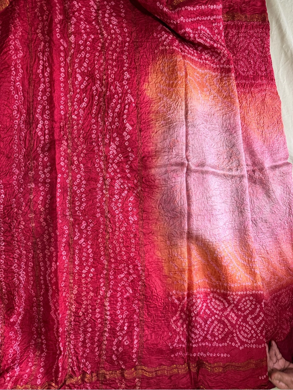 Women’s Red, Pink, Orange Saree